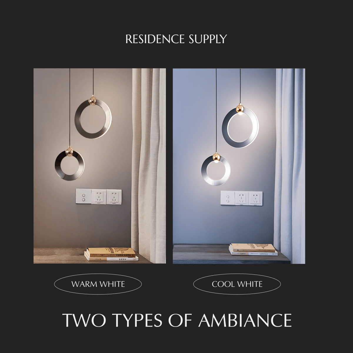 Freyza - Khaatem | Elegant Futuristic LED Ring Chandelier for Modern Spaces