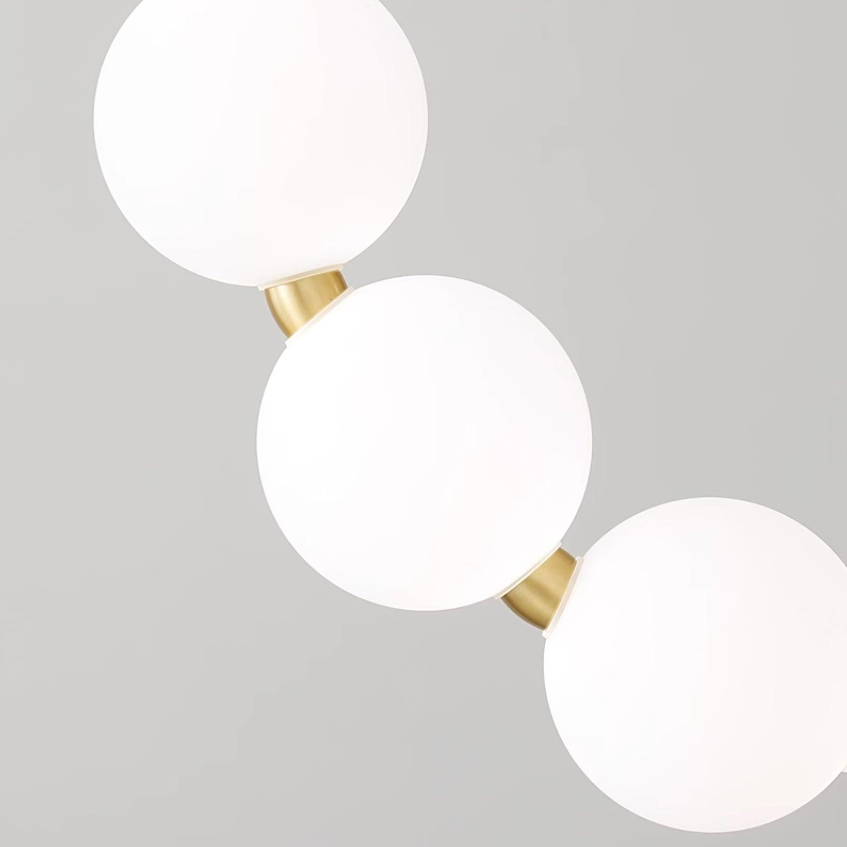 Freyza | Lustre en laiton avec anneau en laiton – Lustre moderne pour salle à manger et salon