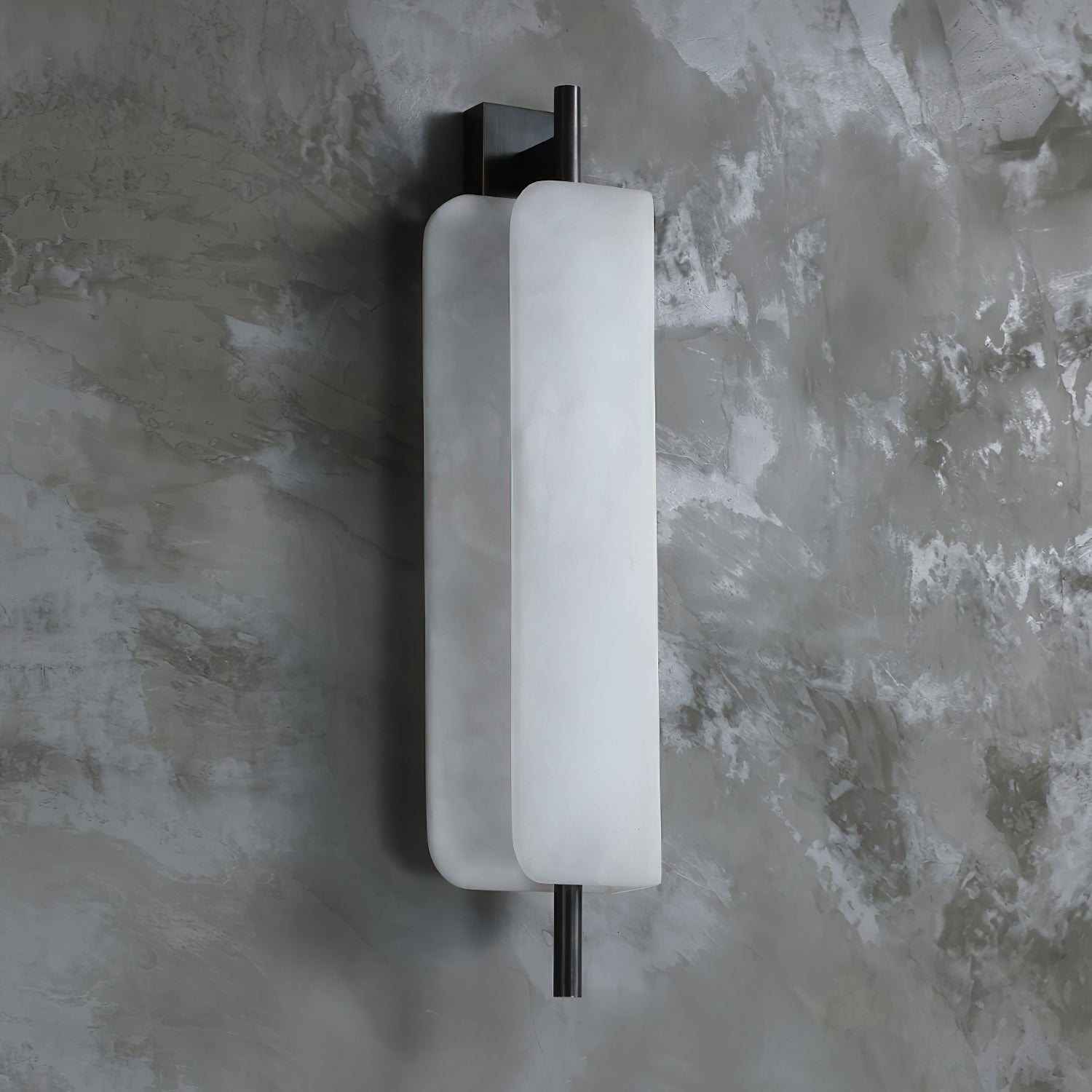 Freyza | Cenore White Alabaster White Wall Light – Bedroom Hallway