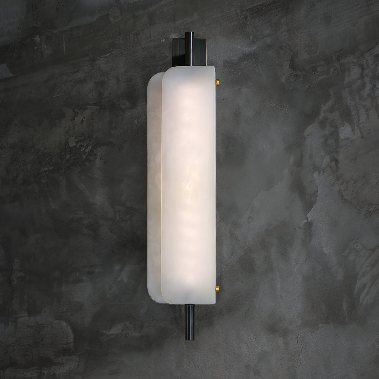 Freyza | Cenore White Alabaster White Wall Light – Bedroom Hallway
