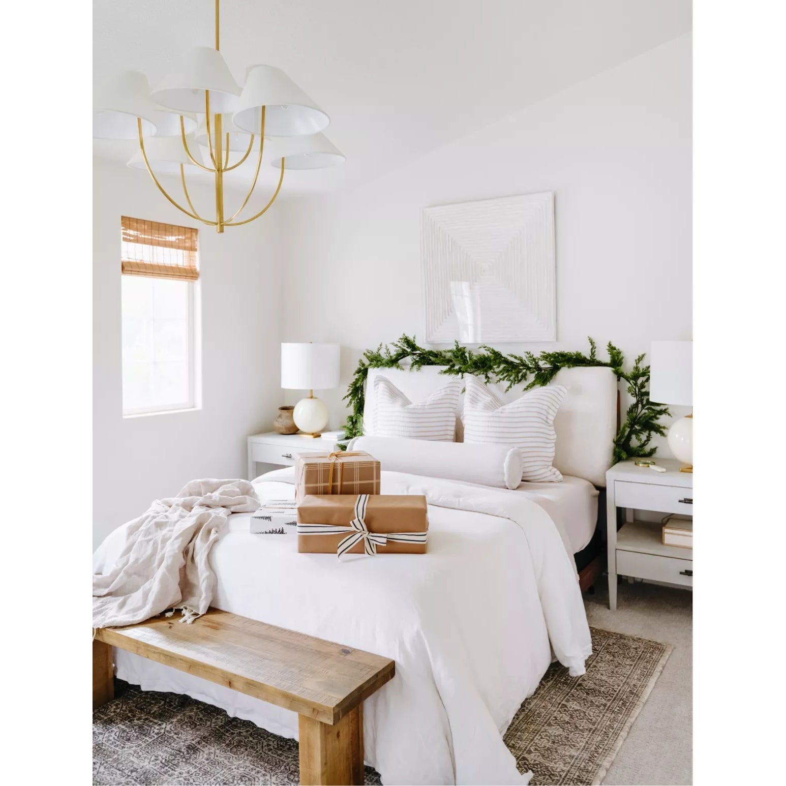 Freyza | Armira Vintage-Industrielle Messing-Stoffleuchte – Industrielles Esszimmer-Wohnzimmer