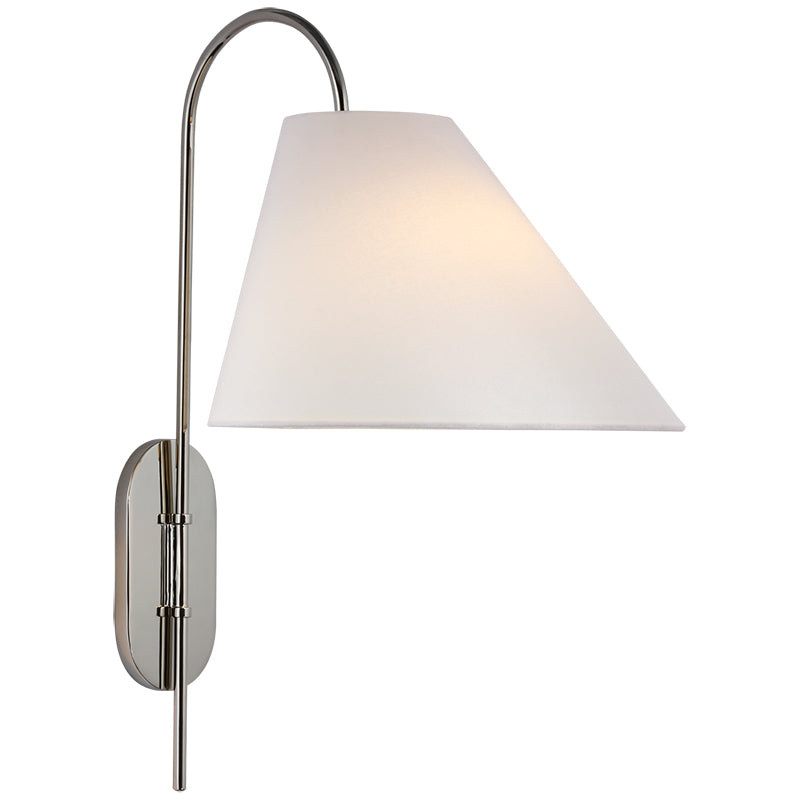 Freyza | Nyphaiel Brass Fabric Brass Fabric Wall Light – Bedroom Hallway