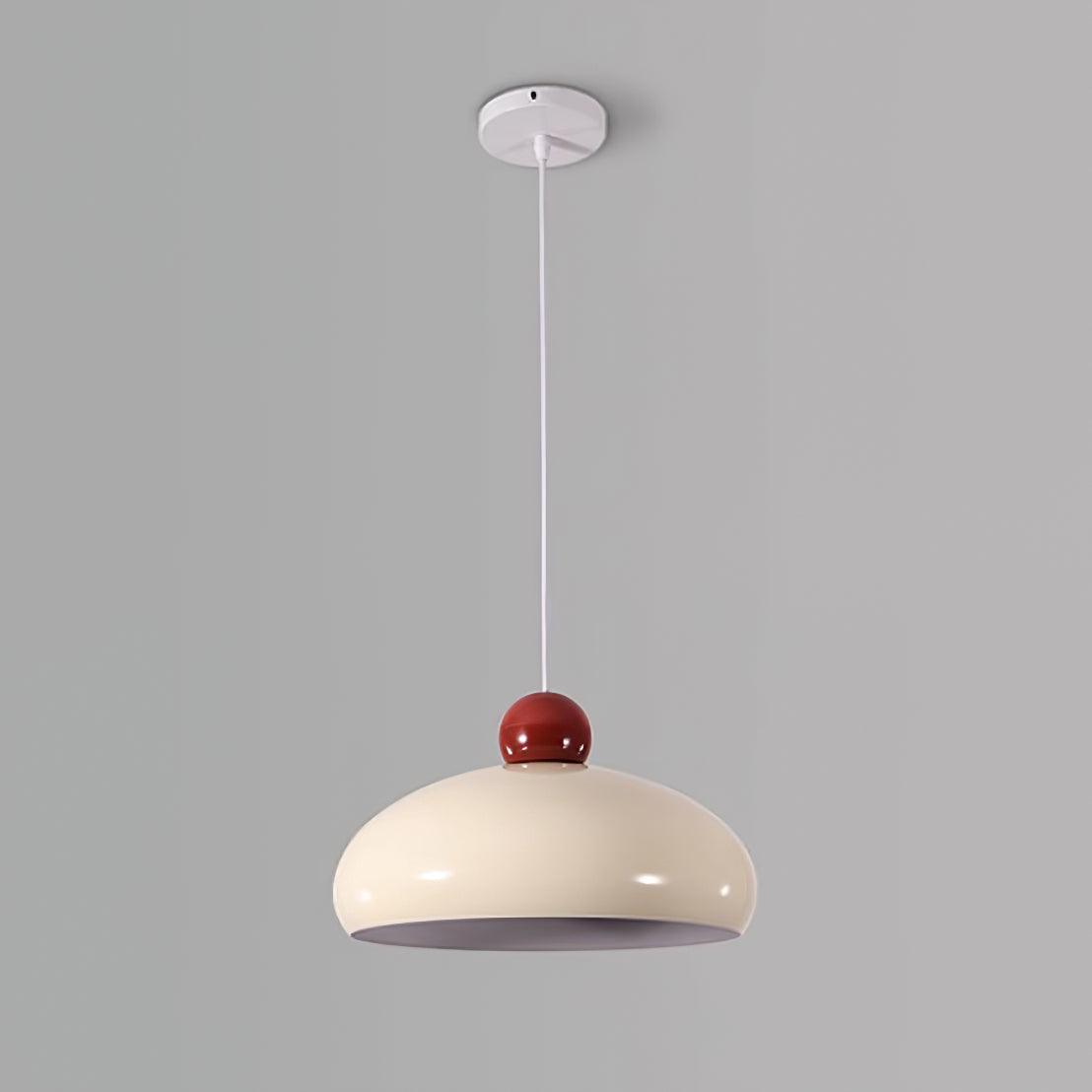 Freyza | Suspension blanche avec abat-jour en forme de dôme – Cuisine et salle à manger