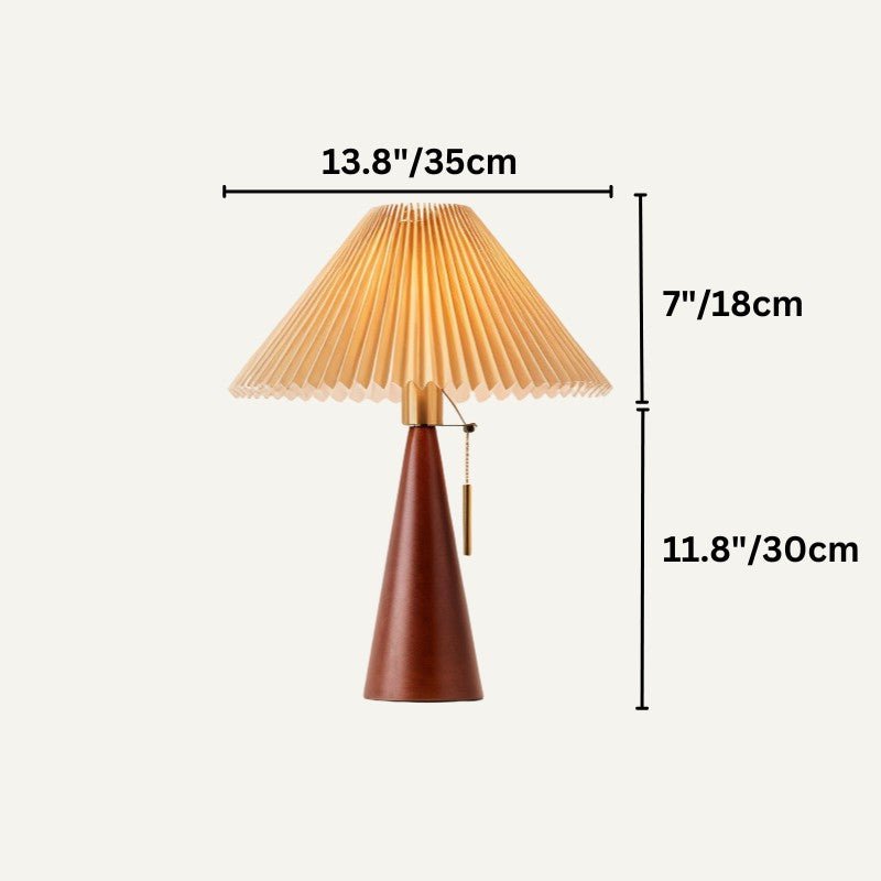 Kishel | Elegant Retro Modern Table Lamp with Remote Control 0