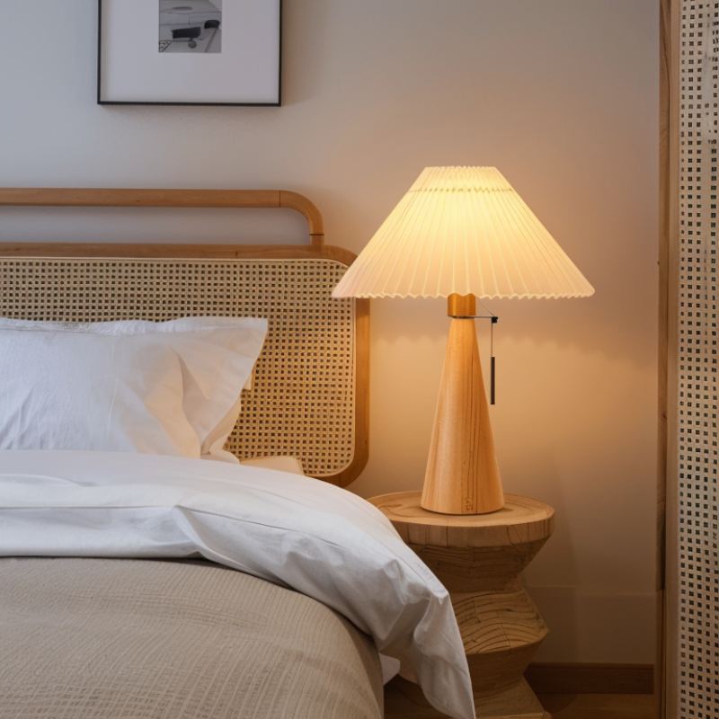 Kishel | Elegant Retro Modern Table Lamp with Remote Control 7