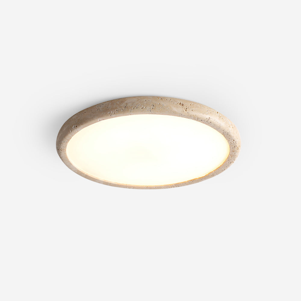 Freyza | Plafonnier en travertin Lunaro – Chambre, salon