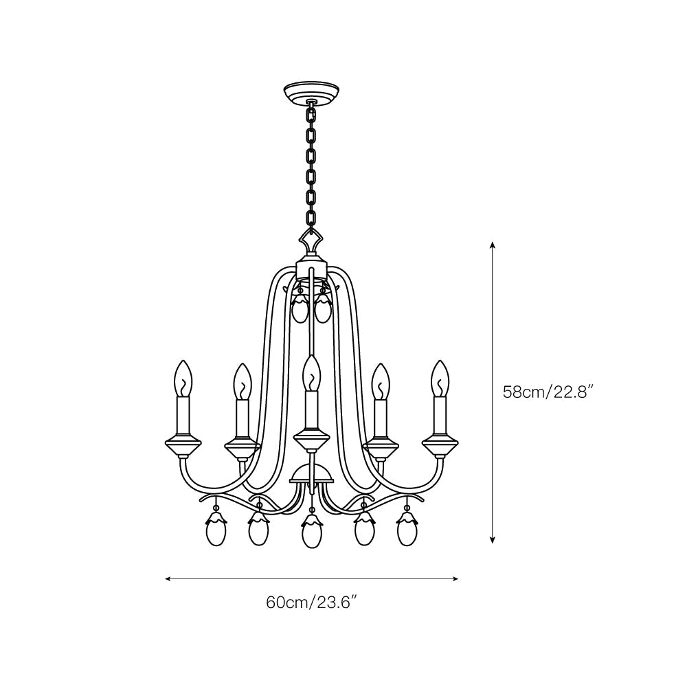 Freyza | Ocara Vintage Industrial Brass Crystal Chandelier – Industrial Dining Room Living Room