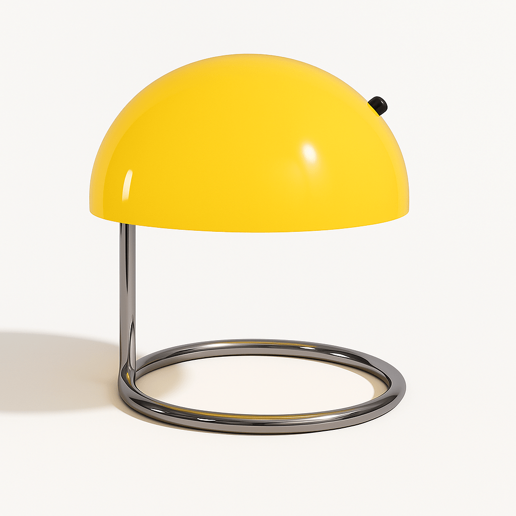 Kranos | Elegant Retro Mid-Century Glass Table Lamp for Bedside or Desk 0