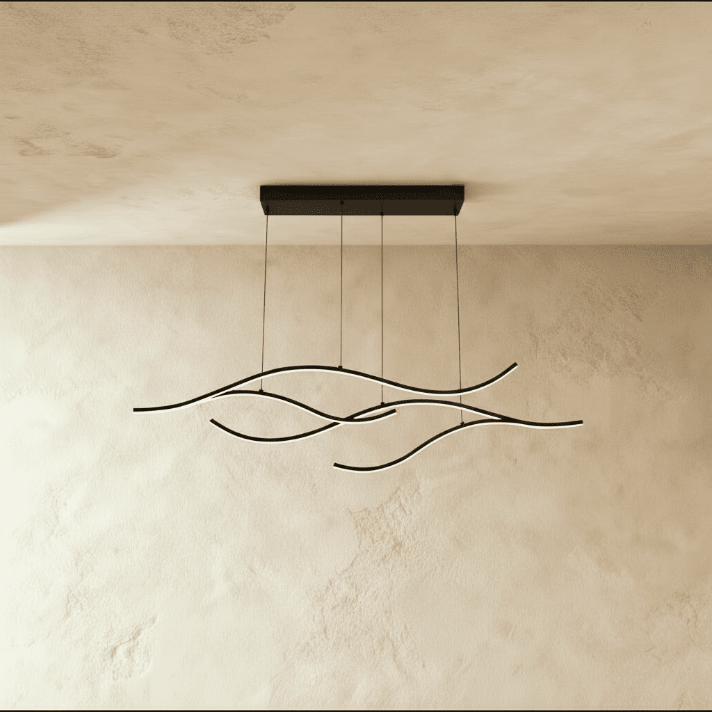 Freyza - Elegant Modern Wave-Form Chandelier Light Fixture