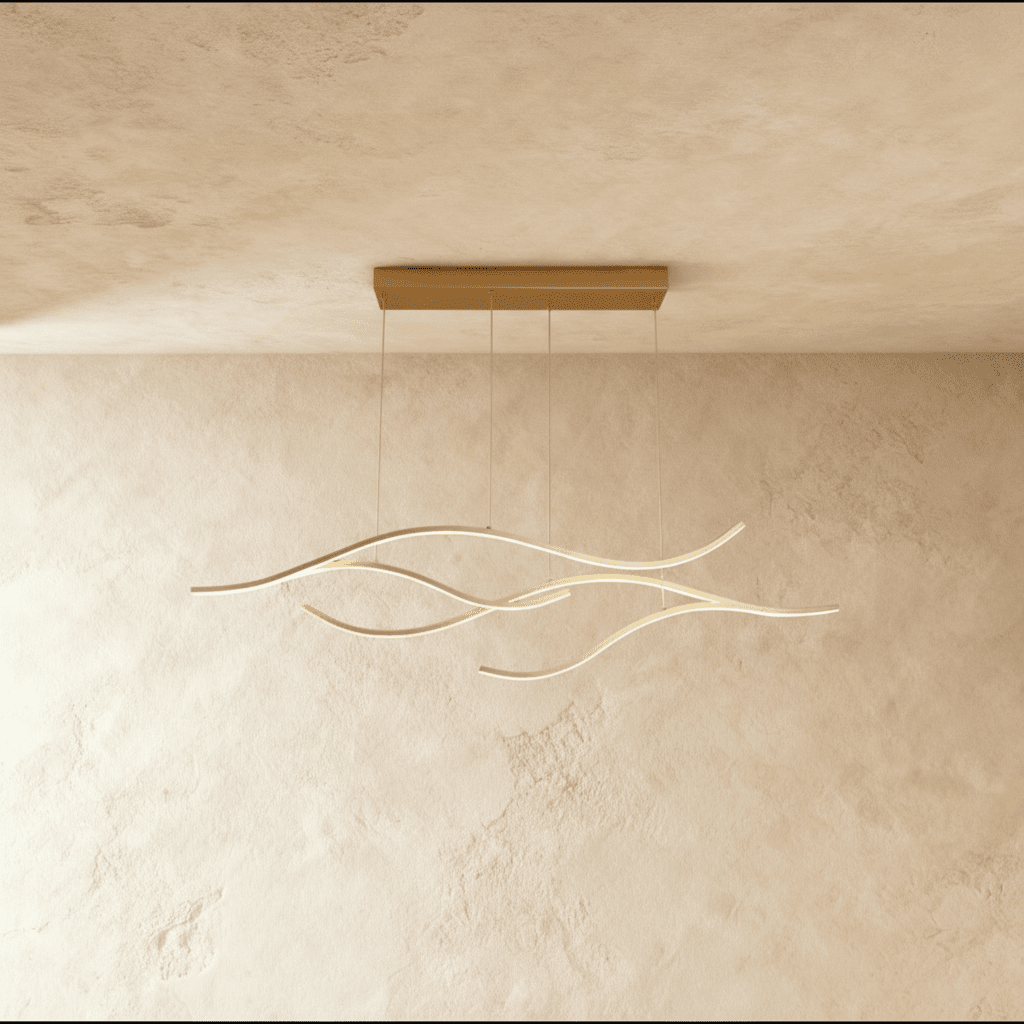 Freyza - Elegant Modern Wave-Form Chandelier Light Fixture