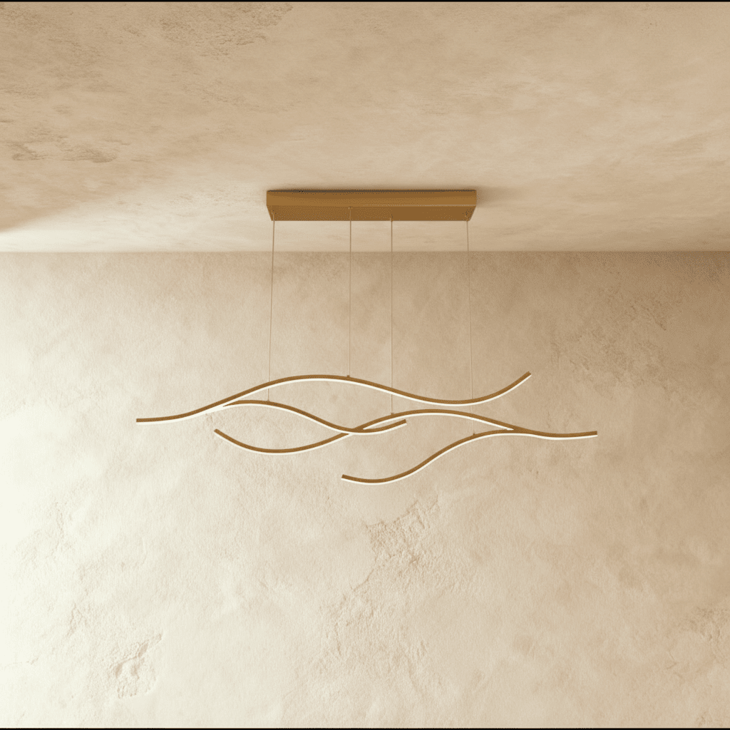 Freyza - Elegant Modern Wave-Form Chandelier Light Fixture