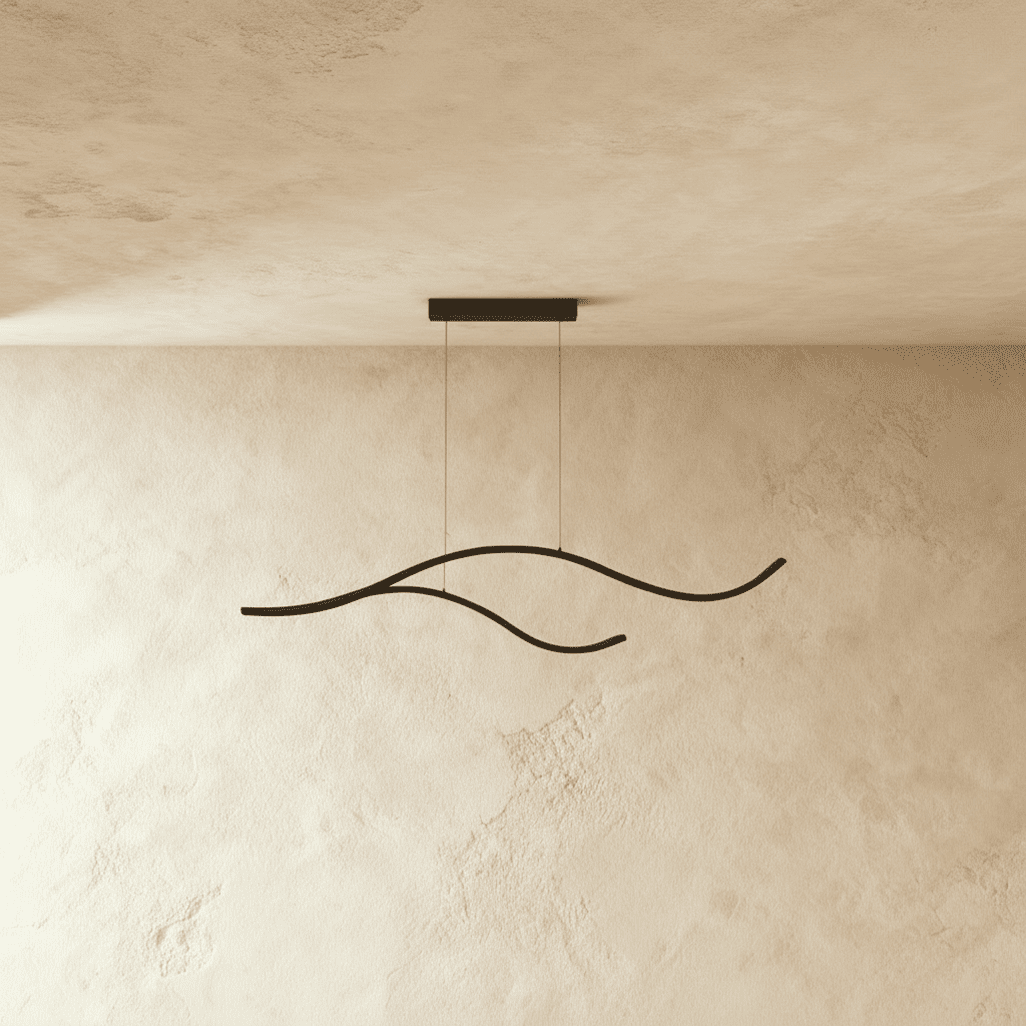 Freyza - Elegant Modern Wave-Form Chandelier Light Fixture