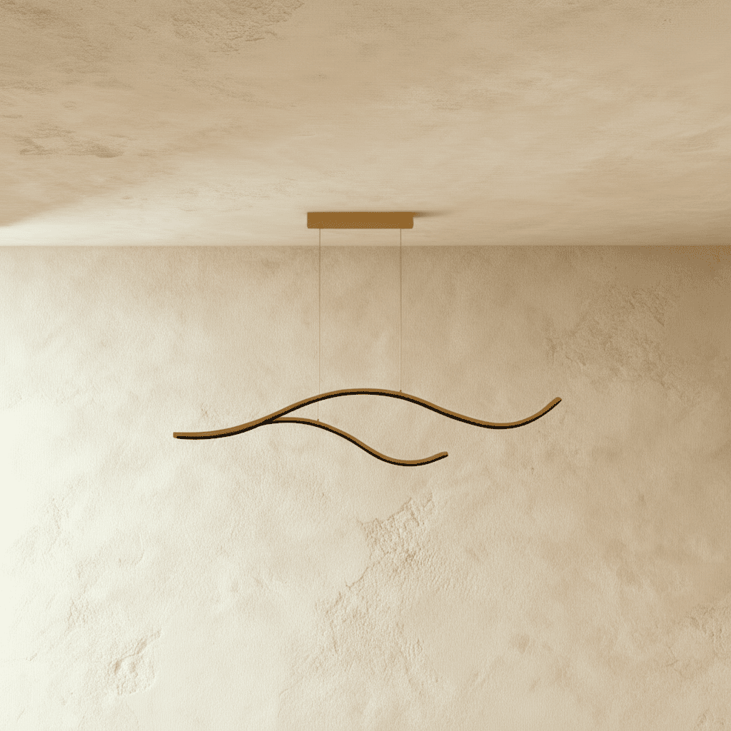 Freyza - Elegant Modern Wave-Form Chandelier Light Fixture