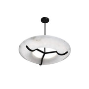 Freyza | Eldorora Brass Alabaster Brass Chandelier – Dining Room Living Room