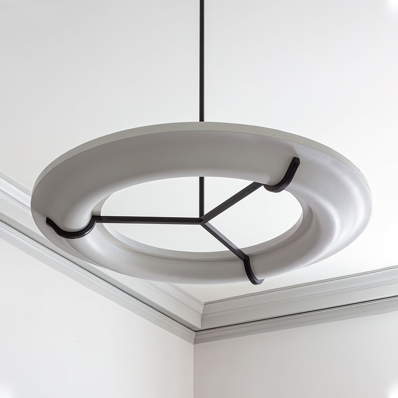 Freyza | Eldorora Brass Alabaster Brass Chandelier – Dining Room Living Room