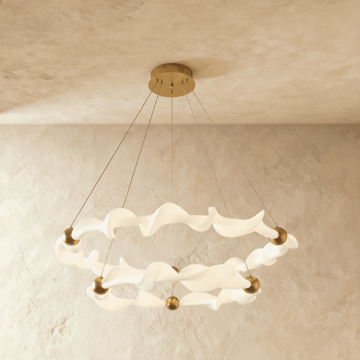 Freyza - Elegant Fluid Design Modern Chandelier Fixture