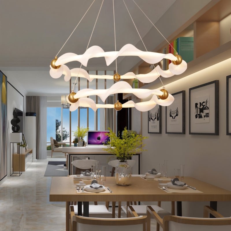 Freyza - Elegant Fluid Design Modern Chandelier Fixture