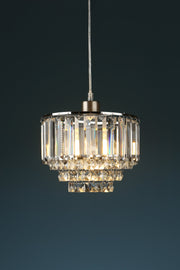 Freyza - Laura Ashley Vienna Easy Fit Pendant Crystal and Polished Chrome