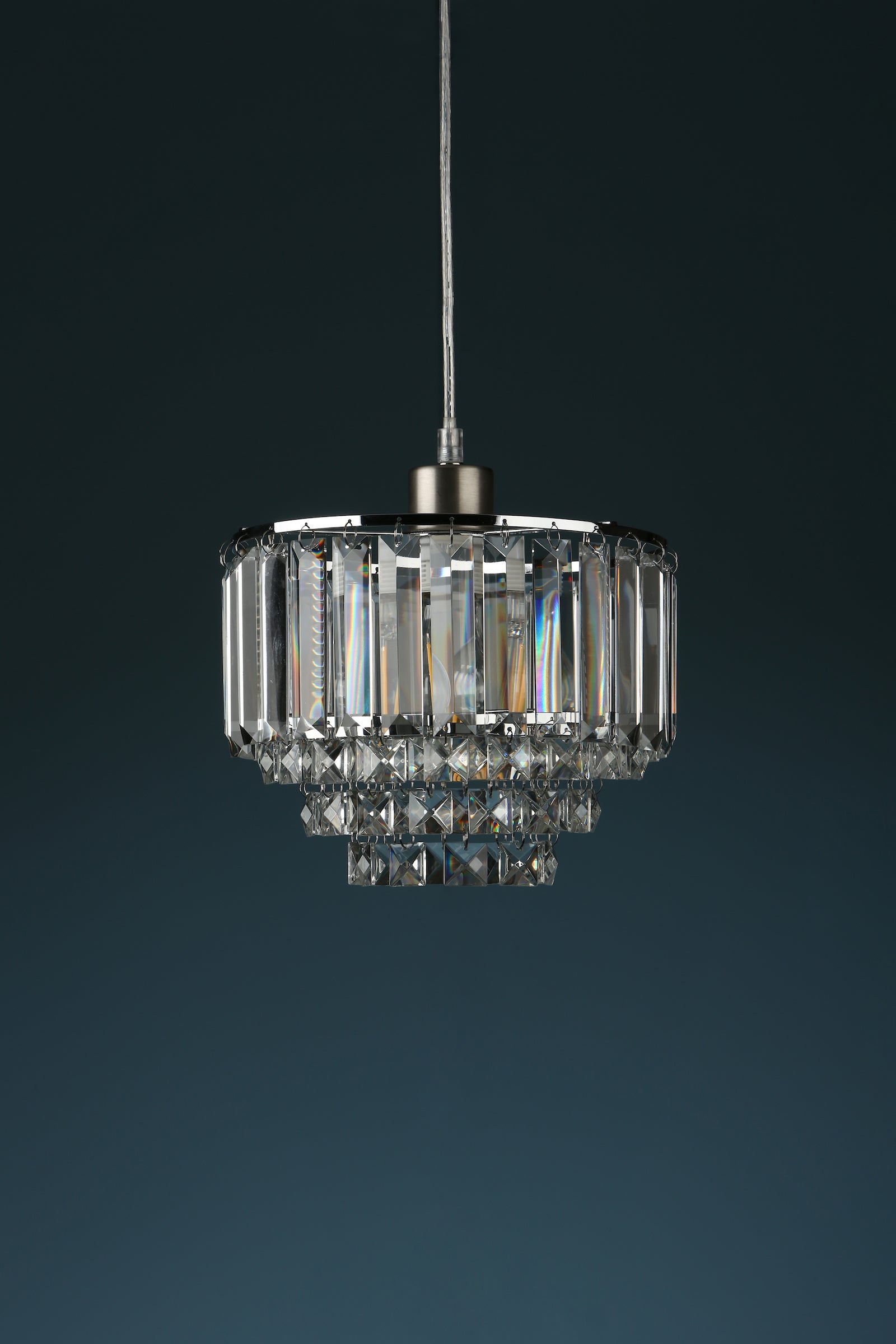 Freyza - Laura Ashley Vienna Easy Fit Pendant Crystal and Polished Chrome