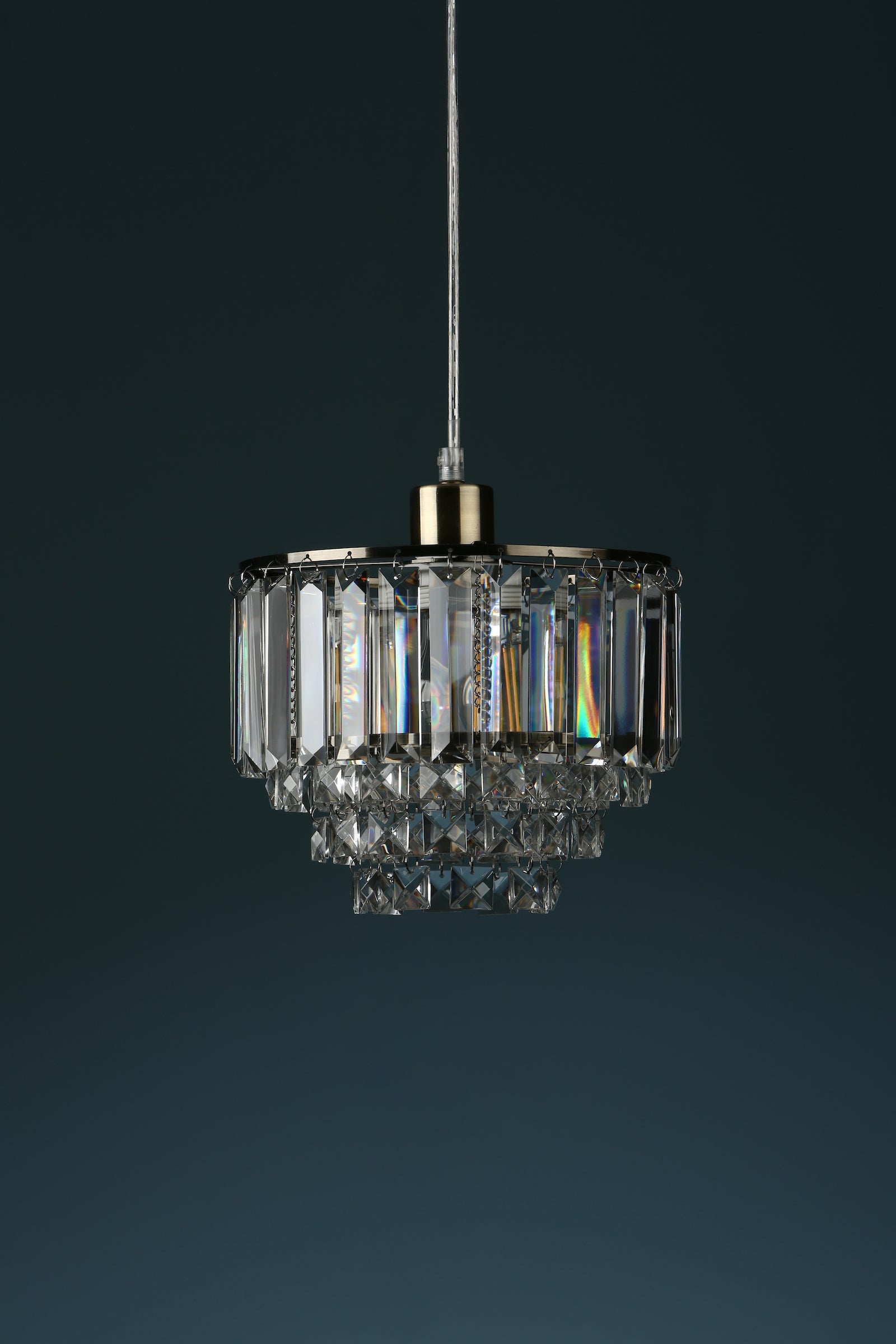 Freyza - Laura Ashley Vienna Easy Fit Pendant Crystal and Antique Brass