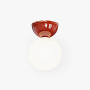 Freyza | Plafonnier affleurant en verre – Moderne pour chambre, couloir et cuisine