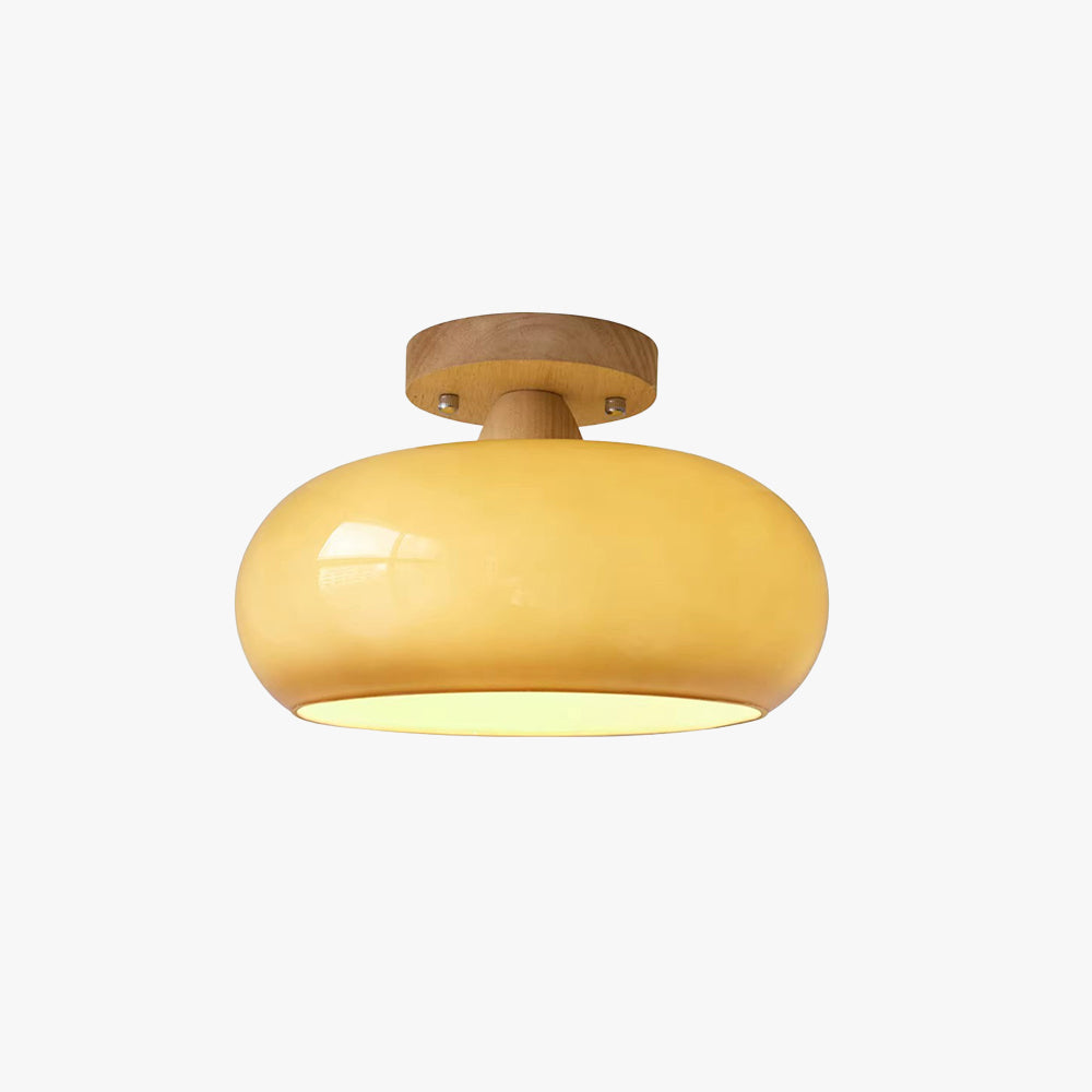 Freyza | Plafonnier en bois affleurant Charlotte – Chambre, couloir, cuisine