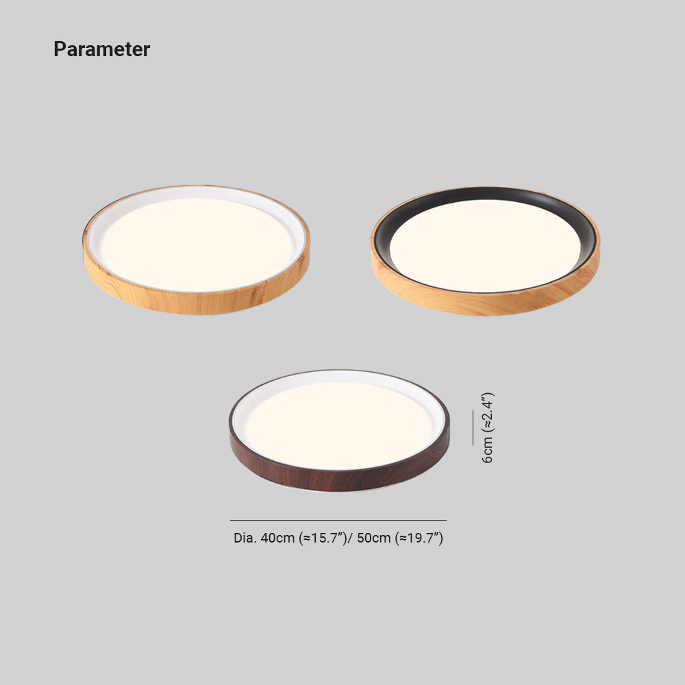 Freyza | Plafonnier encastré en bois blanc – Moderne, pour chambre, couloir et cuisine