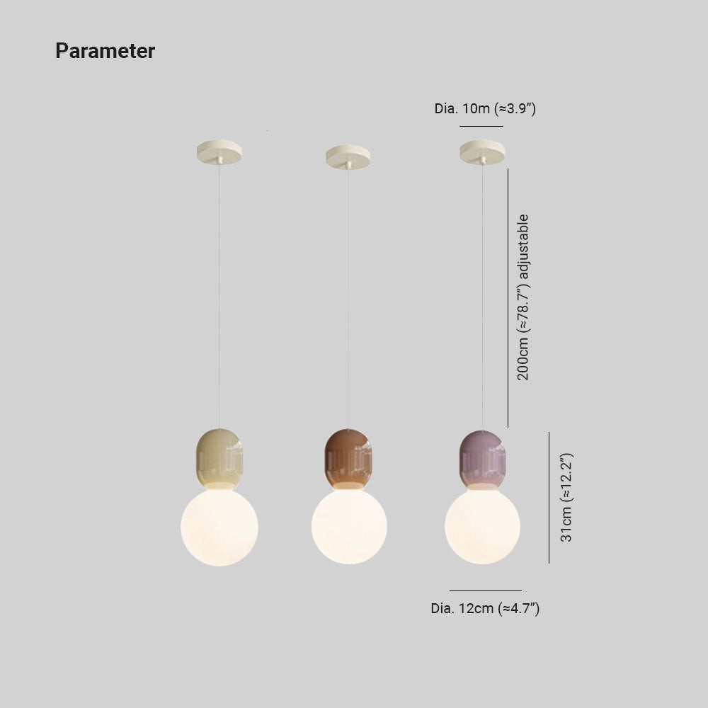 Freyza | Suspension en verre – Cuisine moderne, salle à manger