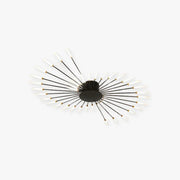 Freyza | Plafonnier affleurant Wesley noir et or – Chambre, couloir, cuisine