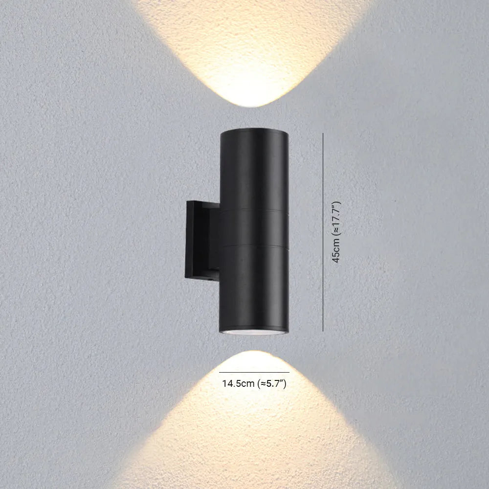 Freyza | Kren Minimalist Metal Black Outdoor Wall Light – Minimalist Garden Porch Exterior