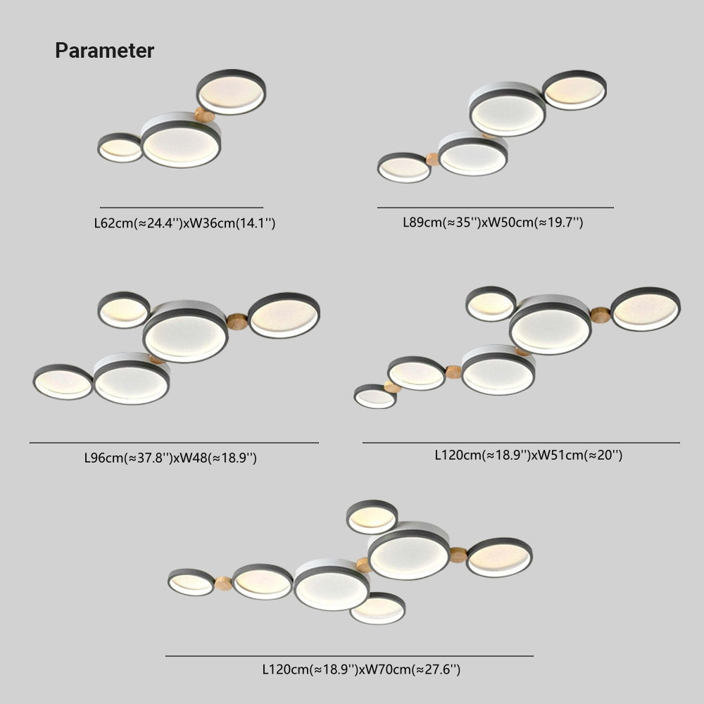 Freyza | Plafonnier à 7 lumières – Chambre, couloir, cuisine