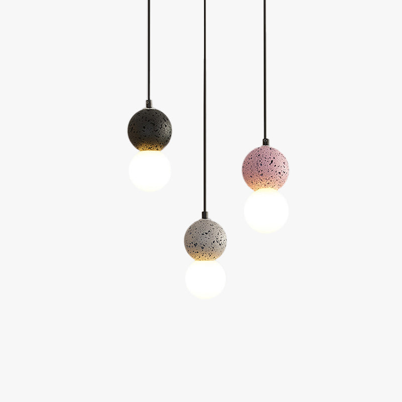 Freyza | Kessie Pendant Travertine Pendant Light – Kitchen Dining Room