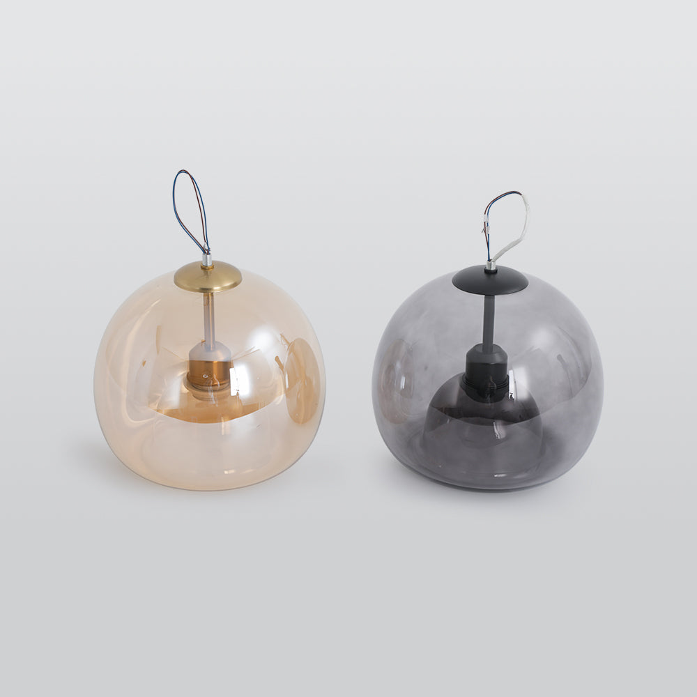 Freyza | Plafonnier semi-encastré en verre Rhea – chambre, couloir, cuisine