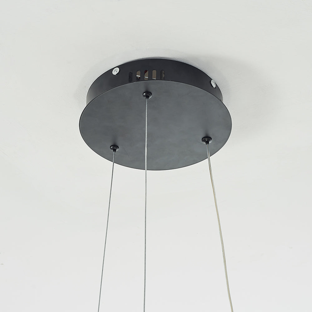 Freyza | Suspension noire et blanche – Cuisine moderne, salle à manger