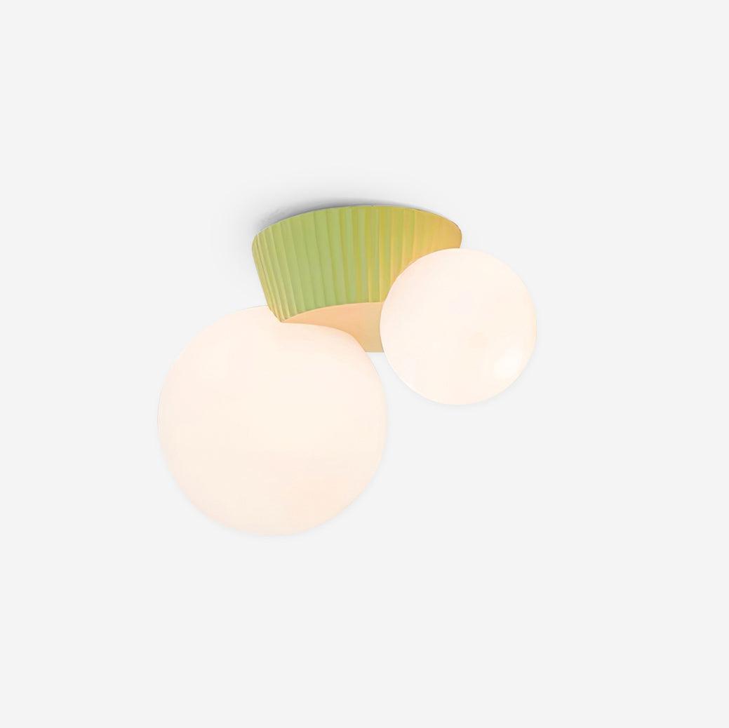 Freyza | Plafonnier en verre asymétrique et ludique – Chambre et salon