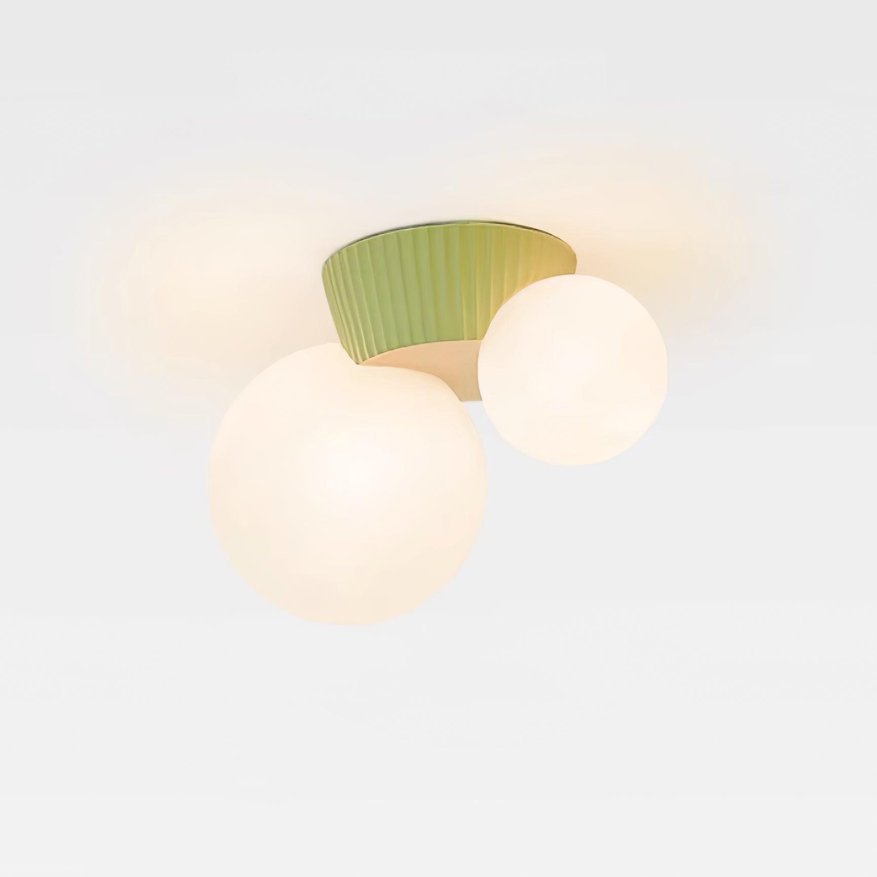 Freyza | Plafonnier en verre asymétrique et ludique – Chambre et salon