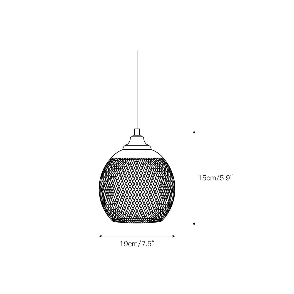 Freyza | Aursorir Mesh-Pendelleuchte – Küche, Esszimmer