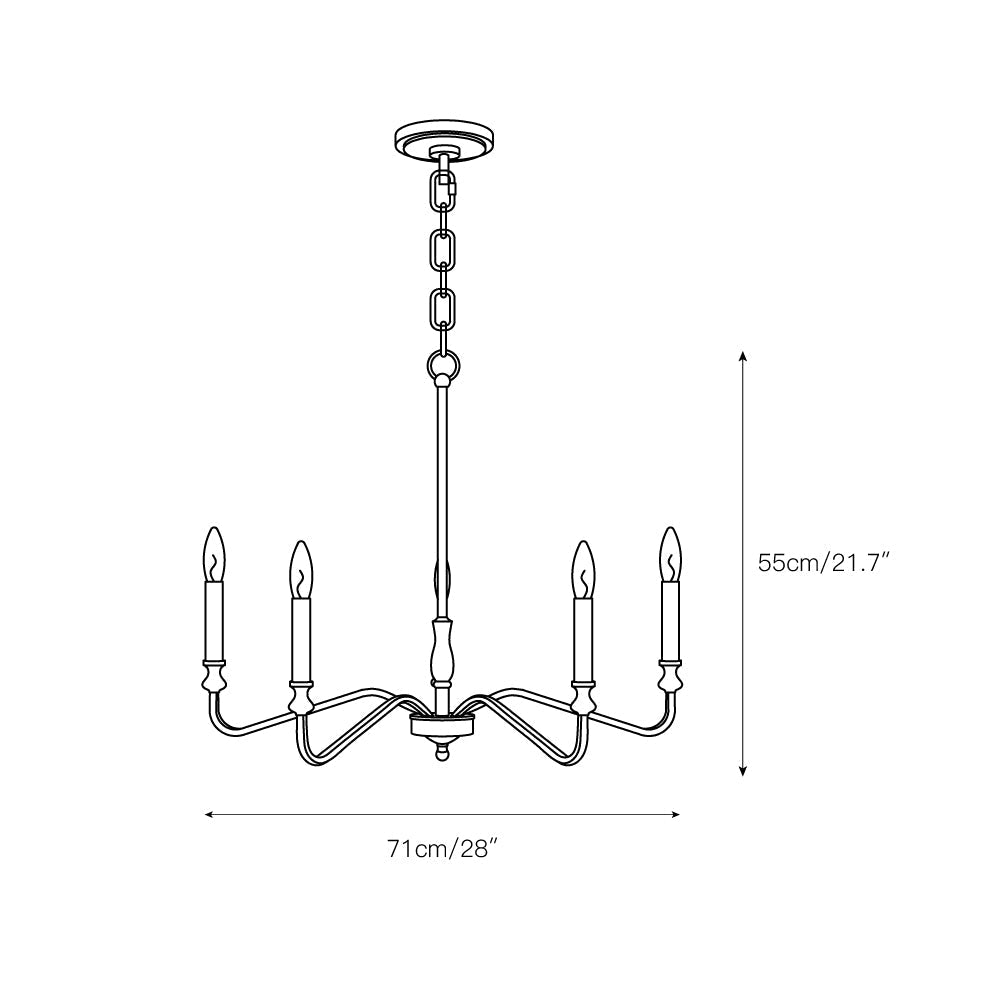 Freyza | Ulsilus Vintage Industrial Brass Chandelier – Industrial Dining Room Living Room