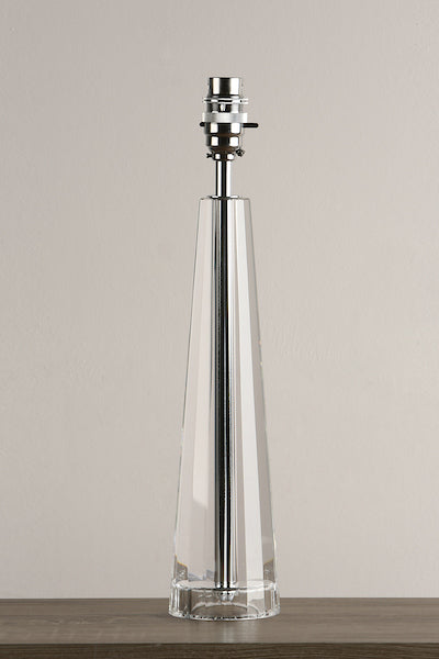 CrystalElegance | Luxurious Hand-Cut Obelisk Table Lamp Base 2