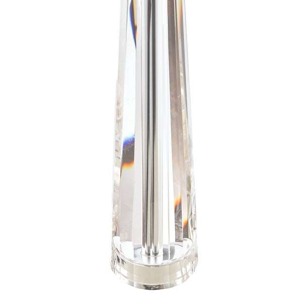 CrystalElegance | Luxurious Hand-Cut Obelisk Table Lamp Base 9