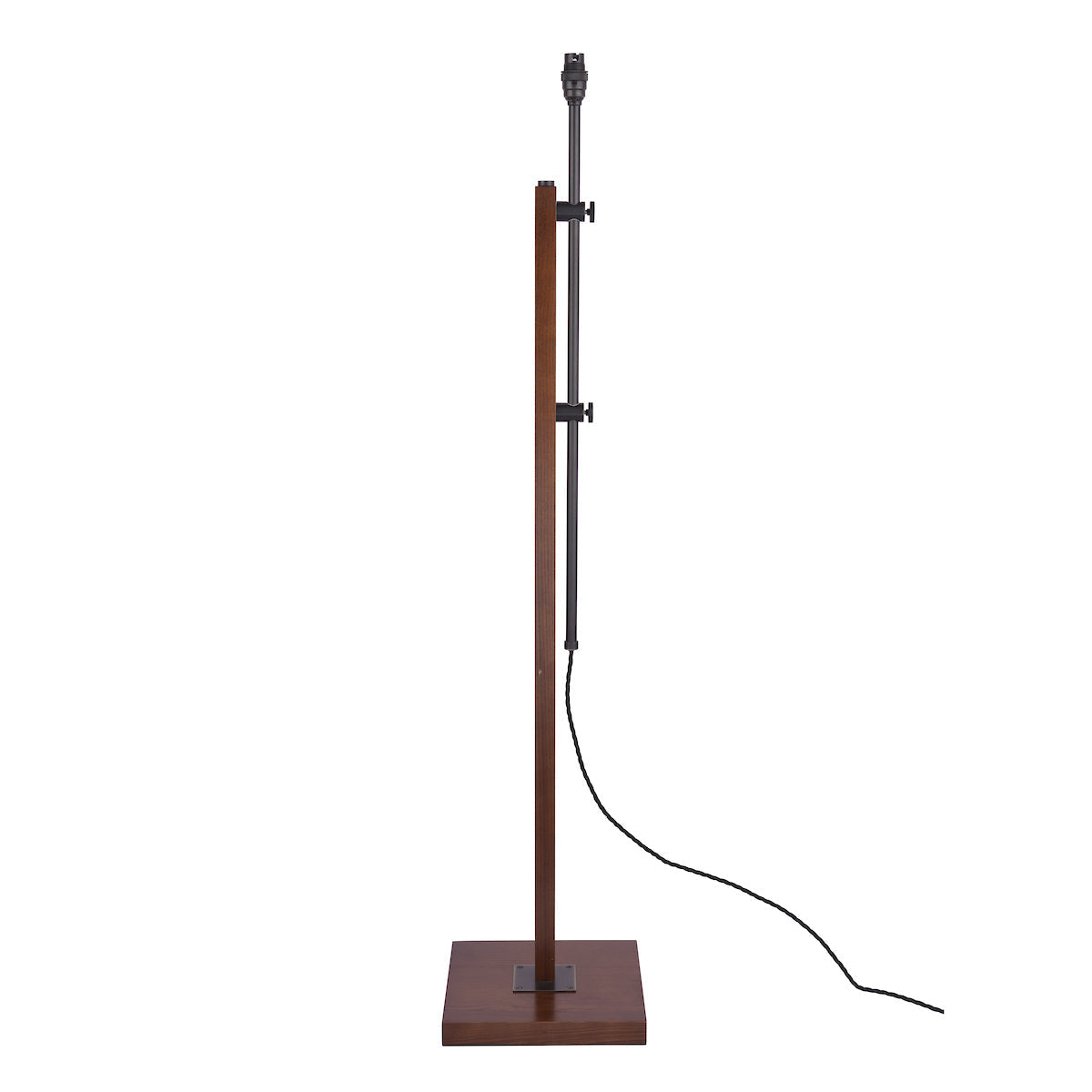 Freyza – Verstellbare Stehlampe von Laura Ashley mit Sockel aus dunklem Holz, Burdale