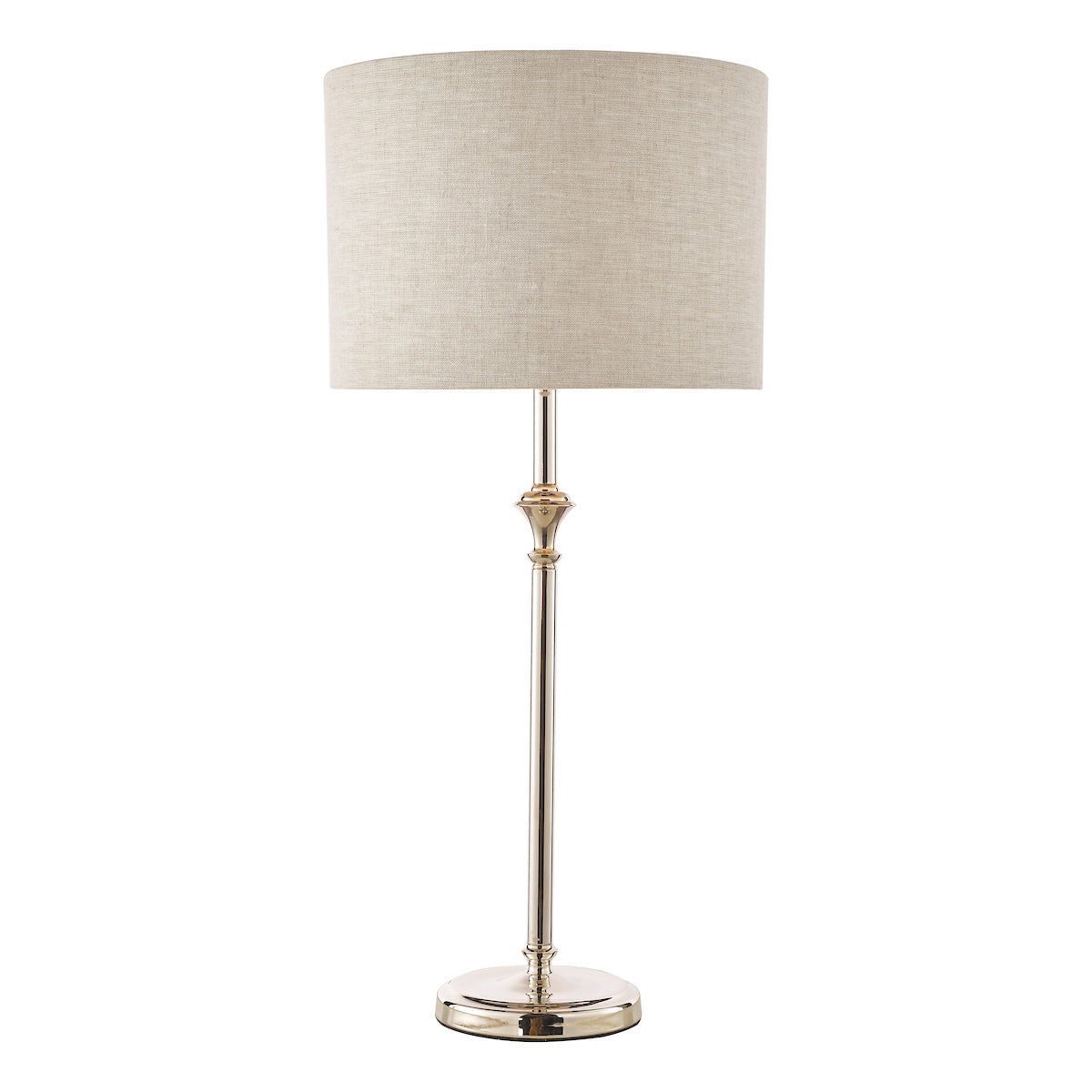 Luminara | Elegant Polished Nickel Contemporary Table Lamp 2