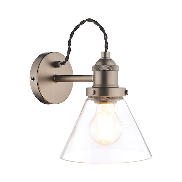 Freyza - Applique murale Isaac Laura Ashley en nickel industriel