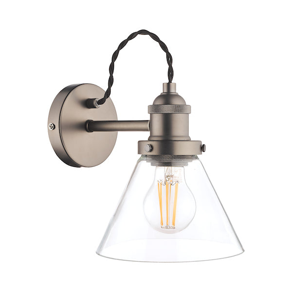 Freyza - Applique murale Isaac Laura Ashley en nickel industriel