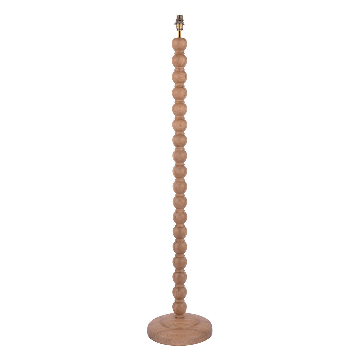 OakenGlow | Elegant Scandi-Inspired Waxed Oak Floor Lamp Base 2