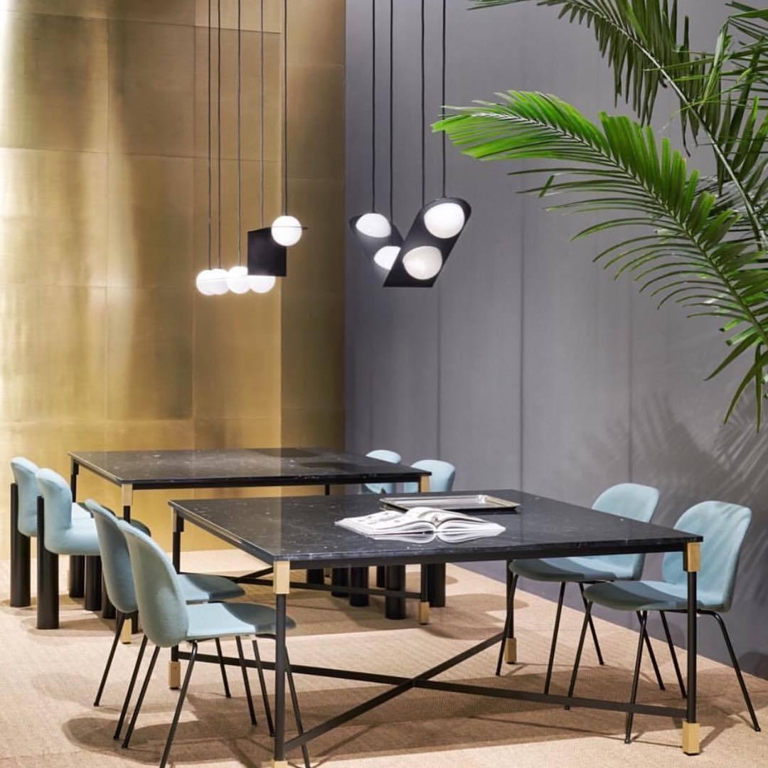 Freyza | Suspension en verre noir – Cuisine et salle à manger