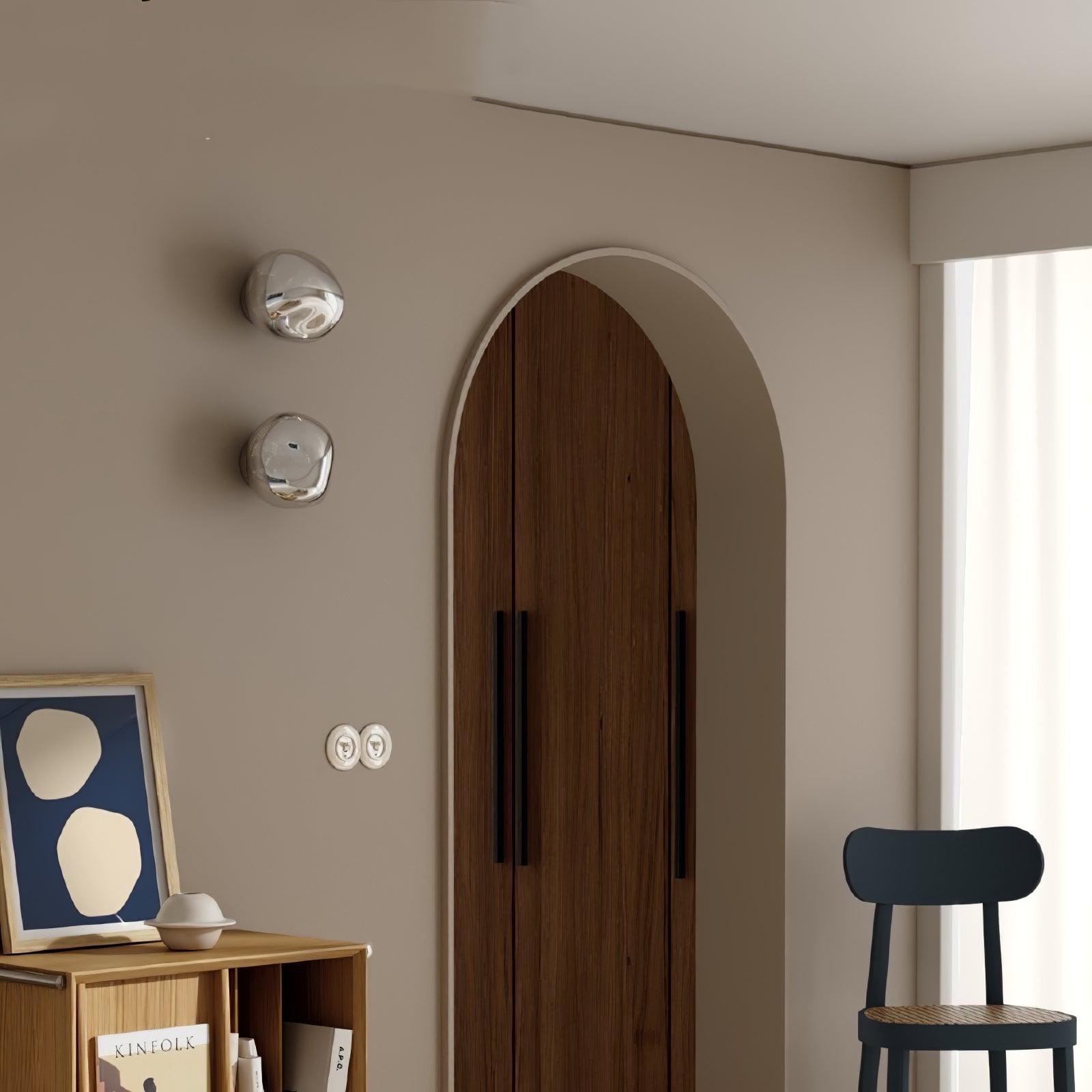 Freyza | Applique murale d’intérieur en verre ambré Auden – chambre, salon