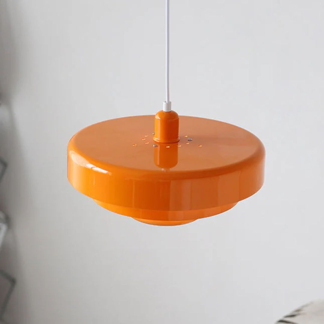 Layered Hanging Lamp | Geometric Pendant Light with Adjustable Suspension | Modern Kitchen Lighting for Stylish Interiors 5