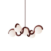 Freyza | Eurvinen Creativity Elegance Brass Glass Chandelier – Dining Room Living Room