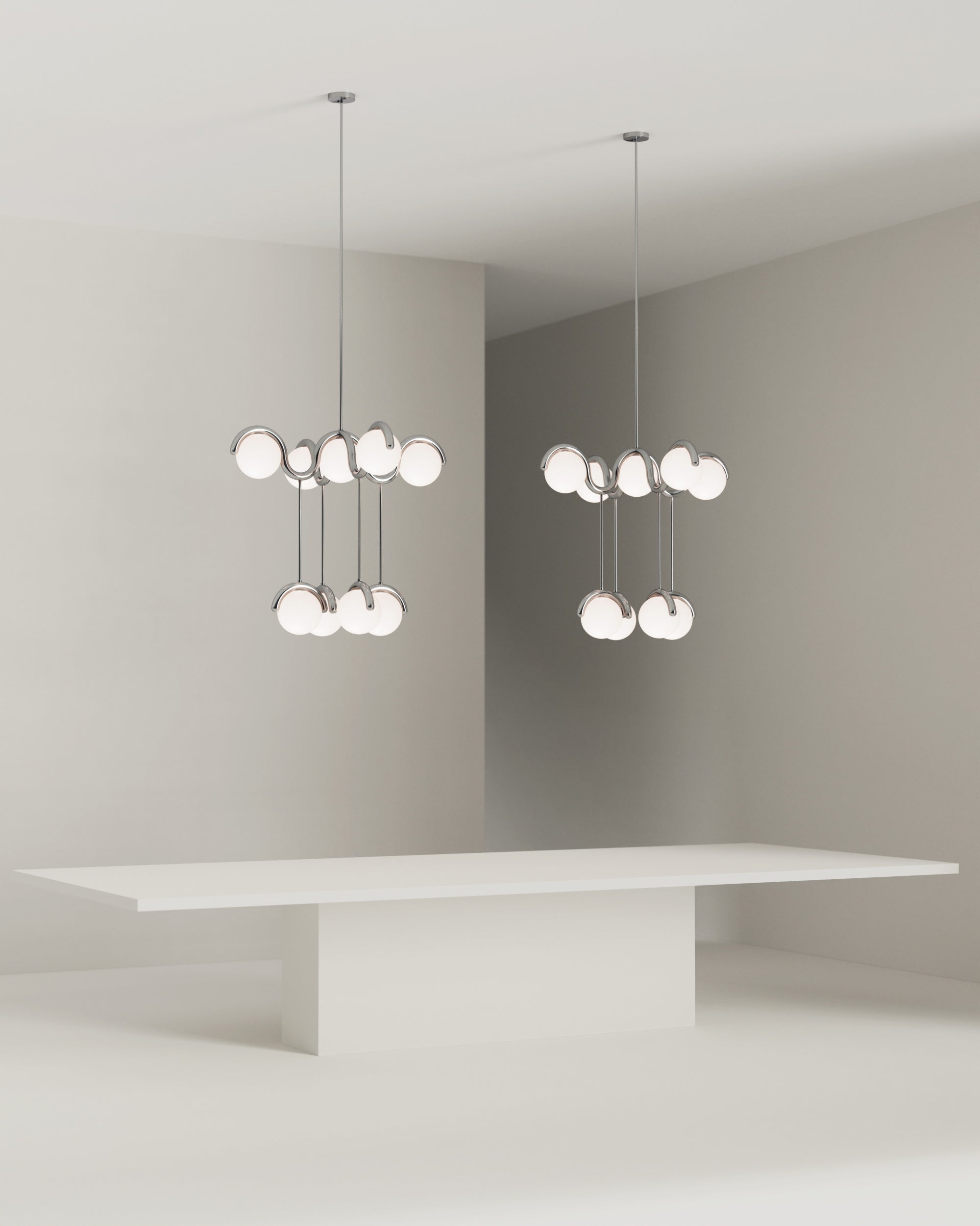 Freyza | Eurvinen Creativity Elegance Brass Glass Chandelier – Dining Room Living Room